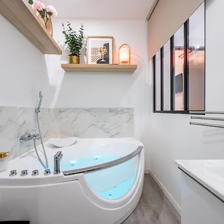 L'arcade Secrete Climatise, Jacuzzi, Borne D'arcade Centre 公寓 波尔多
