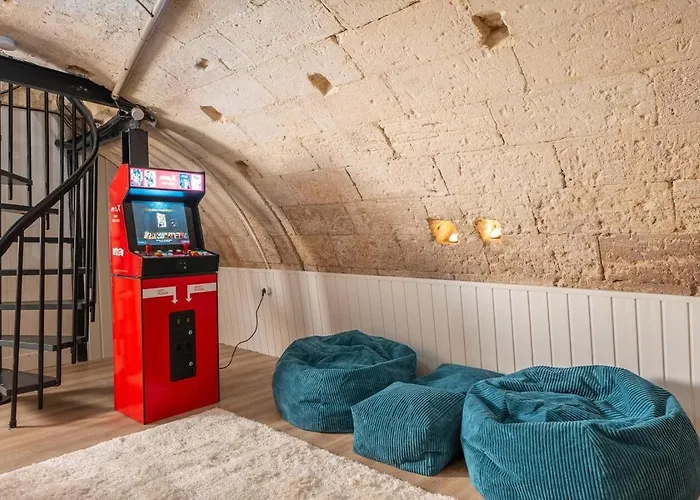 L'arcade Secrete Climatise, Jacuzzi, Borne D'arcade Centre Apartment Bordeaux